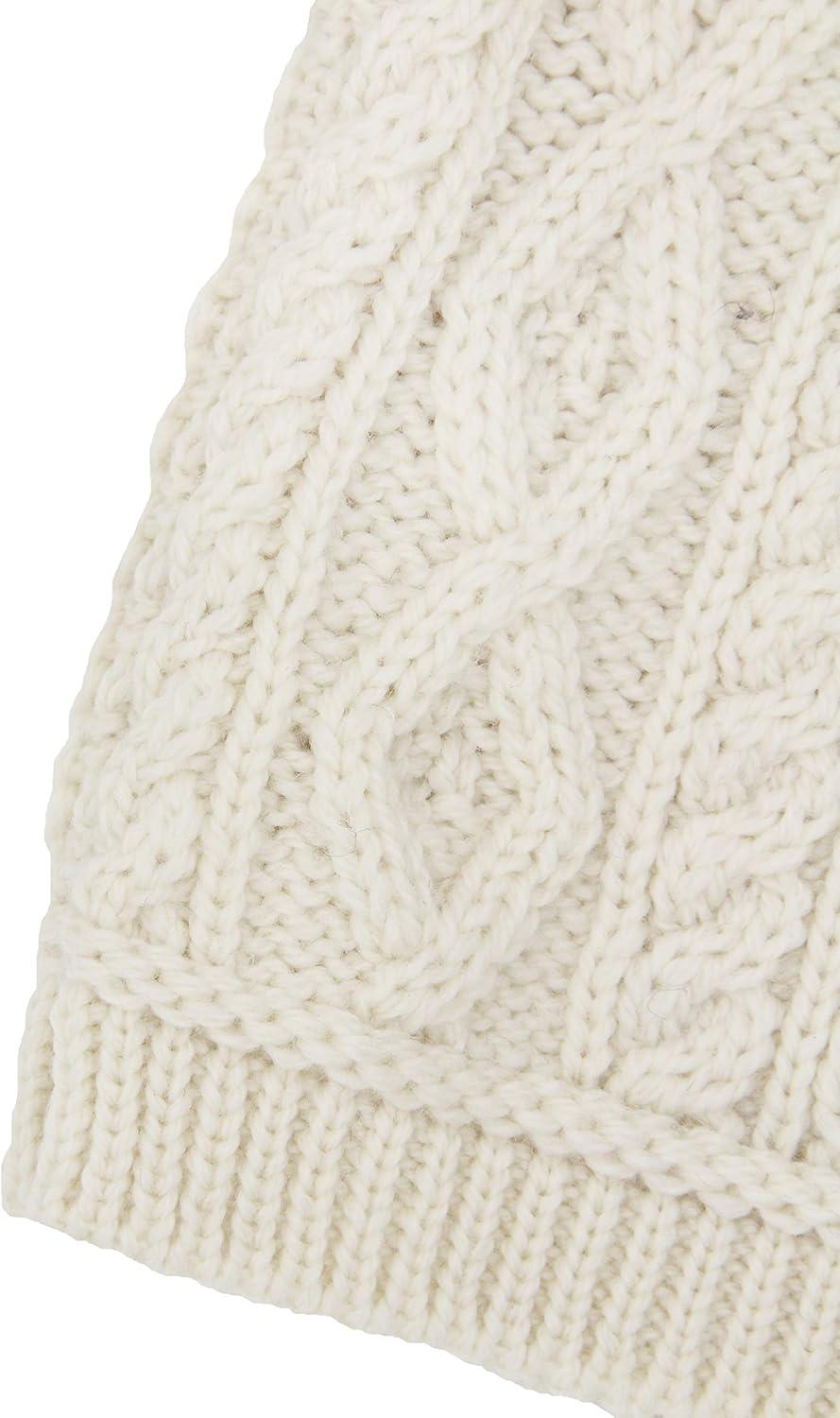 image:imageAran Crafts Baby Traditional Irish 3 Button Crew Neck Sweater 100 Merino Wool