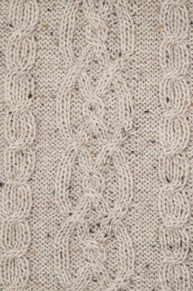 image:imageAran Crafts Basket Stitch Crew Neck Sweater 100 WoolSkiddaw