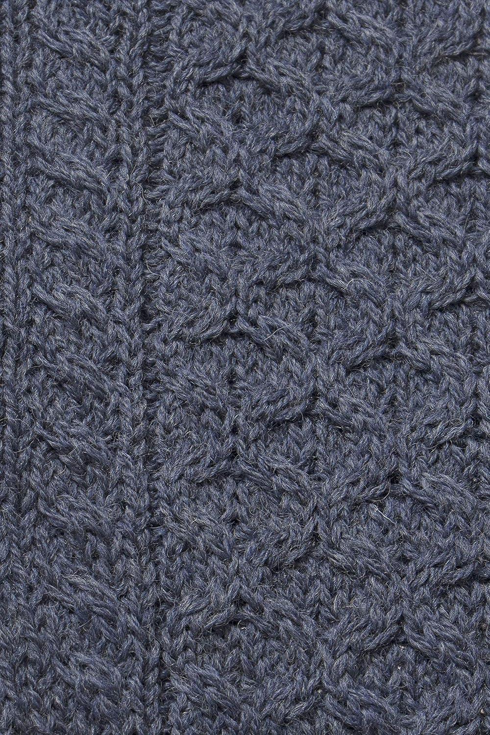 image:imageAran Crafts Irish Soft Cable Knitted Crew Neck Unisex Sweater 100 Pure New WoolCaspian