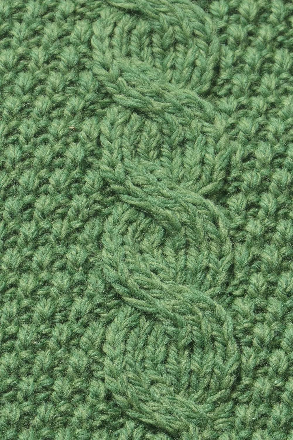 image:imageAran Crafts Kids Irish Cable Knitted Soft Cape Poncho 100 Merino Wool