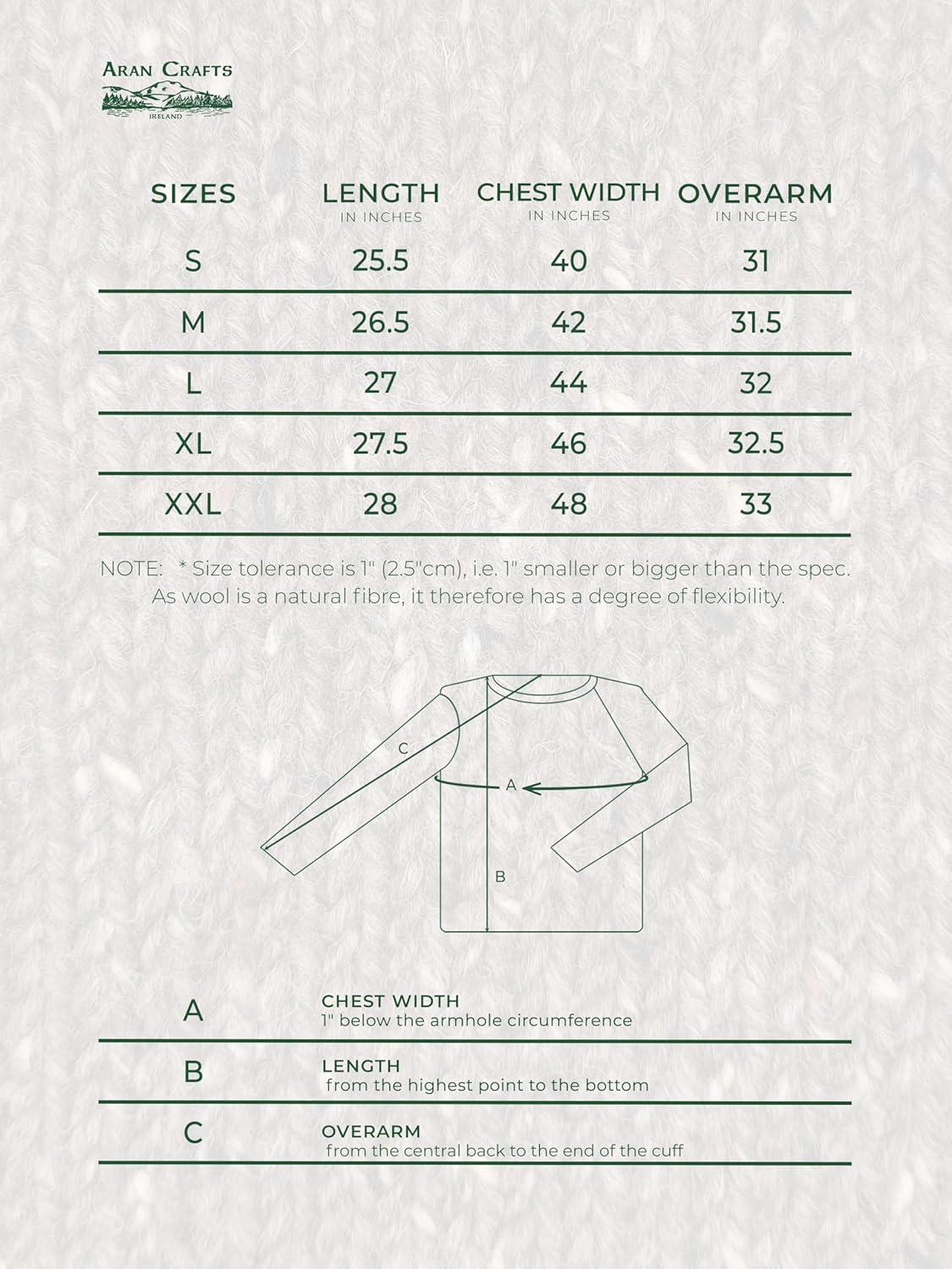 image:imageAran Crafts Mens Irish Cable Knitted Half Zip Sweater 100 Donegal WoolForest Green