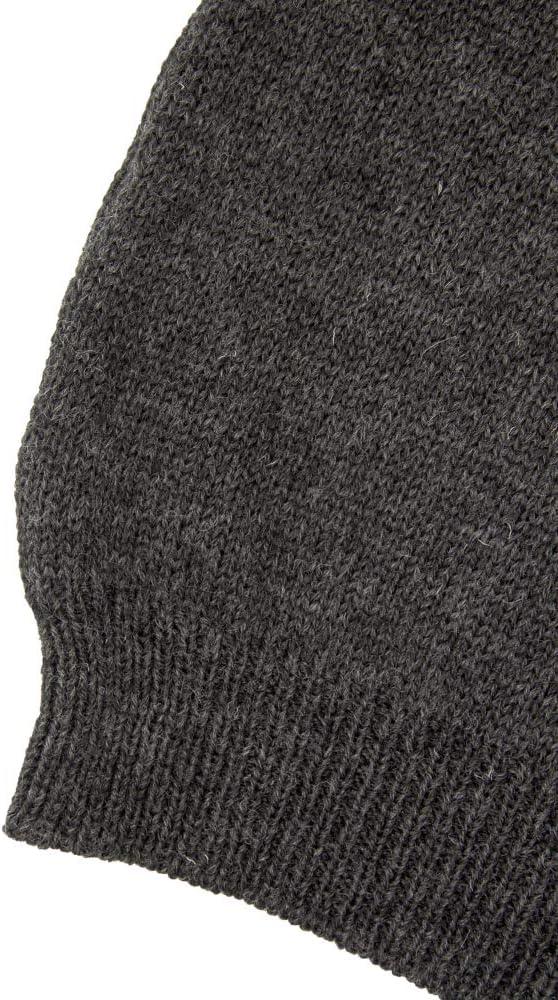 image:imageAran Crafts Plain Crew Neck Sweater 100 WoolCharcoal