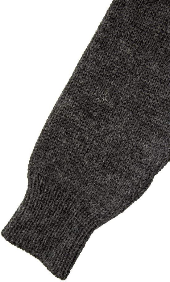 image:imageAran Crafts Plain Crew Neck Sweater 100 WoolCharcoal