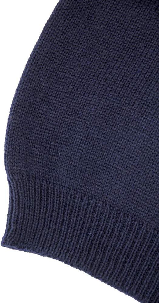 image:imageAran Crafts Plain Crew Neck Sweater 100 WoolNavy