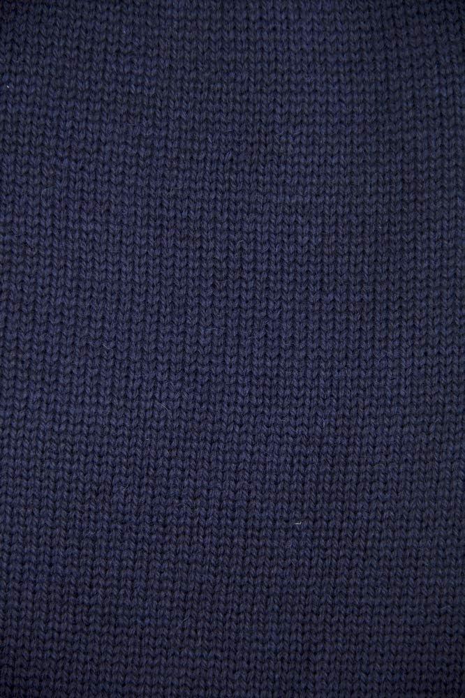 image:imageAran Crafts Plain Crew Neck Sweater 100 WoolNavy