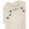 Aran Crafts Baby Traditional Irish Lace Stitch Hooded Sweater (100% Merino Wool)