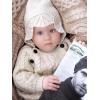 Aran Crafts Baby Traditional Irish Lace Stitch Hooded Sweater (100% Merino Wool)