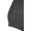 Aran Crafts Basket Stitch Crew Neck Sweater (100% Wool)(Charcoal)