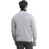 Aran Crafts Basket Stitch Crew Neck Sweater (100% Wool)(Skiddaw)