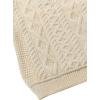 Aran Crafts Boy’s Irish Cable Knitted Half Zip Sweater (100% Merino Wool)(Natural)