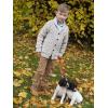 Aran Crafts Boy’s Irish Soft Cable Knitted Shawl Cardigan (100% Merino Wool)(Oatmeal)