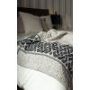 Aran Crafts Celtic Jacquard Pattern 100% Merino Wool Throw Blanket 40″ x 60″ (X5098-OAT)(Oatmeal Nep)