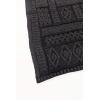 Aran Crafts Couch Cover Two Tone Irish Plated Throw Blanket (100% Merino Wool)