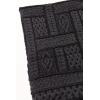 Aran Crafts Couch Cover Two Tone Irish Plated Throw Blanket (100% Merino Wool)