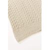 Aran Crafts Heart Pattern Throw Cover Blanket (100% Super Soft Merino Wool)