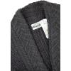 Aran Crafts Irish Ladies Tweed Cape, 100% Tweed with Merino Wool (T35)(Charcoal)