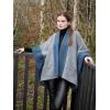 Aran Crafts Irish Ladies Tweed Cape, 100% Tweed with Merino Wool (T35)(Mallard)