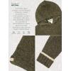 Aran Crafts Irish Mens Kangaroo Pocket Sweater, 100% Donegal Wool (K3084)(Forest Green)
