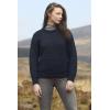 Aran Crafts Irish Soft Cable Knitted Crew Neck Unisex Sweater (100% Pure New Wool)(Blackwatch)
