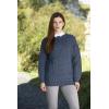 Aran Crafts Irish Soft Cable Knitted Crew Neck Unisex Sweater (100% Pure New Wool)(Caspian)