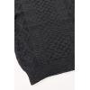 Aran Crafts Irish Soft Cable Knitted Crew Neck Unisex Sweater (100% Pure New Wool)(Charcoal)