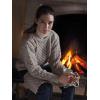 Aran Crafts Irish Soft Cable Knitted Crew Neck Unisex Sweater (100% Pure New Wool)(Skiddaw)