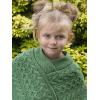 Aran Crafts Kid’s Irish Cable Knitted Soft Cape Poncho (100% Merino Wool)