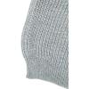 Aran Crafts Men’s Half Zip Rib Sweater, 100% Wool, Made in Ireland(Grey)