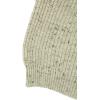 Aran Crafts Men’s Half Zip Rib Sweater, 100% Wool, Made in Ireland(Natural Fleck)