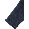 Aran Crafts Men’s Irish Cable Knitted Curl Neck Sweater (100% Donegal Wool)(Navy)