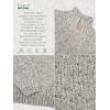 Aran Crafts Men’s Irish Cable Knitted Half Zip Sweater (100% Donegal Wool)(Light Grey)