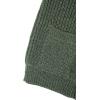 Aran Crafts Men’s Irish Cable Knitted Ribbed Shawl Cardigan (100% Merino Wool)(Army Green)