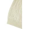 Aran Crafts Men’s Irish Cable Knitted Shawl Collar Sweater (100% Merino Wool)(Natural)