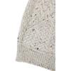 Aran Crafts Men’s Irish Cable Knitted Zip Hooded Cardigan (100% Merino Wool)(Oatmeal)