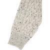 Aran Crafts Men’s Irish Cable Knitted Zip Hooded Cardigan (100% Merino Wool)(Oatmeal)
