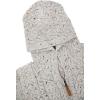 Aran Crafts Men’s Irish Cable Knitted Zip Hooded Cardigan (100% Merino Wool)(Oatmeal)