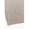 Aran Crafts Men’s Irish Soft Cable Knitted Zip Neck Jacket (100% Merino Wool)(Oatmeal)