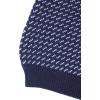 Aran Crafts Mens Norwegian Sweater, 100% Wool, Made in Ireland(Navy/White)