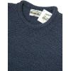 Aran Crafts Mens Plain Curl Neck Long Sleeve Sweater (100% Wool)(Blackwatch)