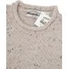 Aran Crafts Mens Plain Curl Neck Long Sleeve Sweater (100% Wool)(Skiddaw)