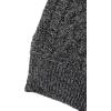Aran Crafts Men’s Soft Irish Cable Knit Shawl Collar Sweater (100% Merino Wool)(Charcoal Marl)