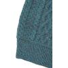 Aran Crafts Men’s Soft Irish Cable Knit Shawl Collar Sweater (100% Merino Wool)(Peacock)