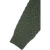 Aran Crafts Men’s Wool Half Zip Sweater(Army Green)