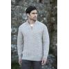 Aran Crafts Men’s Wool Half Zip Sweater(Skiddaw)