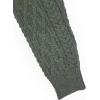 Aran Crafts Mens Zip Cardigan 100% Merino Wool, Made in Ireland(Army Green)