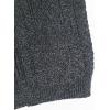 Aran Crafts Mens Zip Cardigan 100% Merino Wool, Made in Ireland(Charcoal Marl)