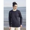 Aran Crafts Plain Crew Neck Sweater (100% Wool)(Navy)