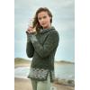 Aran Crafts Ranelagh Jacquard Sweater 100% Merino Wool, Made in Ireland(Army Green)