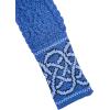 Aran Crafts Ranelagh Jacquard Sweater 100% Merino Wool, Made in Ireland(Blue Marl)