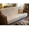 Aran Crafts Soft Cable Knit 100% Merino Wool Throw Cover 50″x60″ (16PAN-THR-NAT)